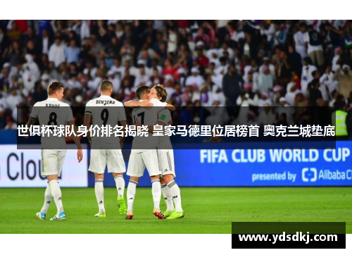 世俱杯球队身价排名揭晓 皇家马德里位居榜首 奥克兰城垫底
